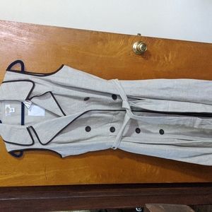 Talbot's khaki dress with belt size 18